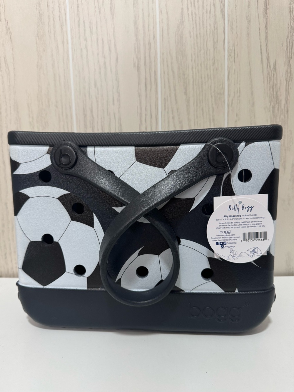 Bogg Bag Bitty (small) Sport Soccer Print Discontinued Limited Edition RARE